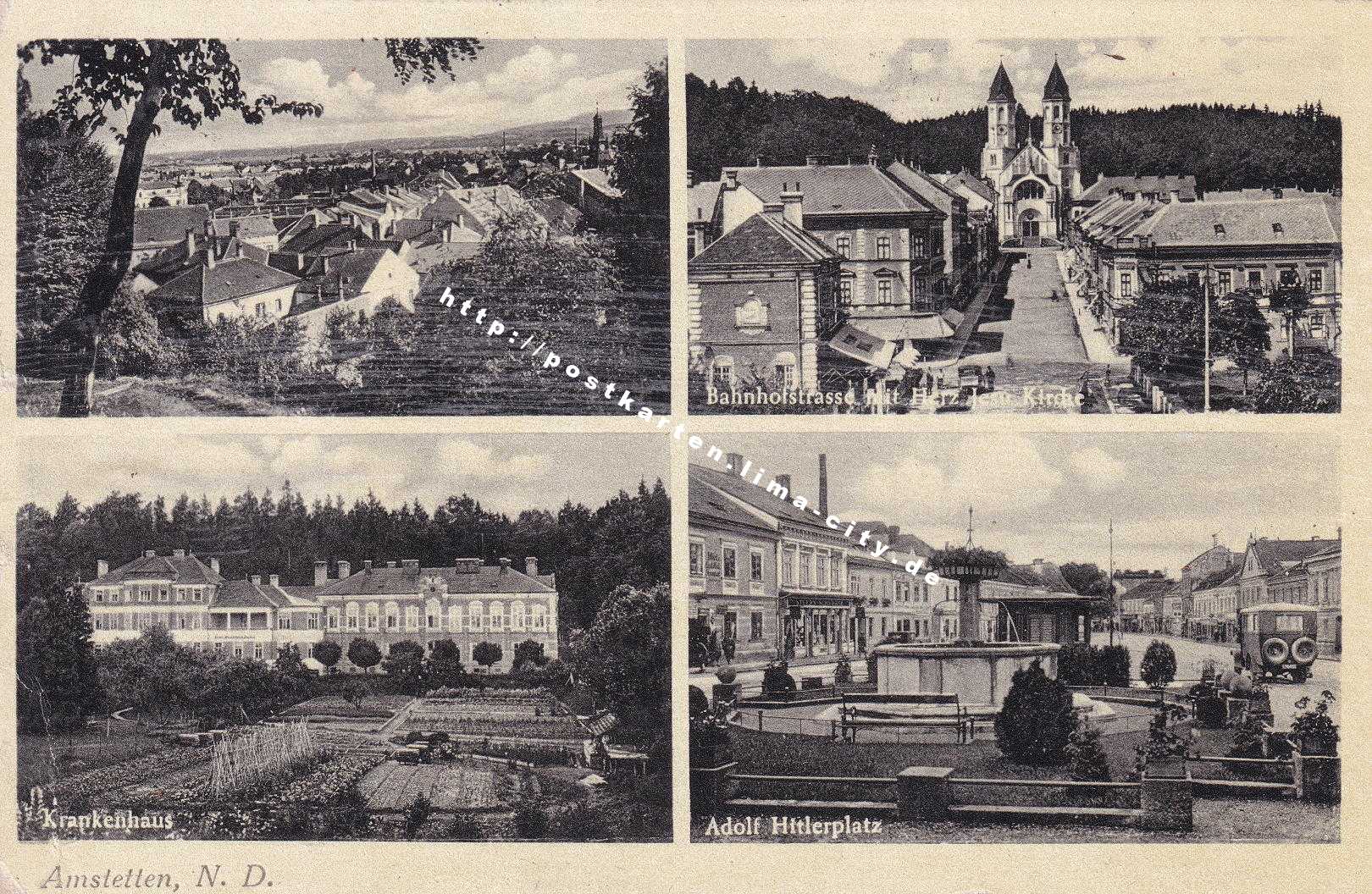 Amstetten Mehrbildkarte 1941